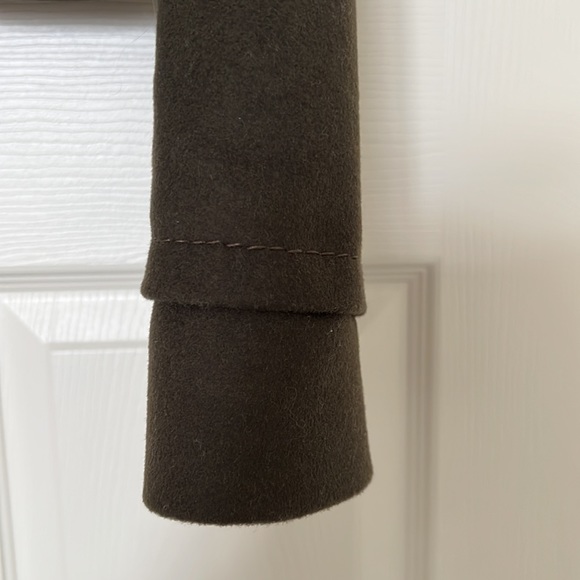 BCBG Maxazria Green Wool Pea coat - Picture 5 of 11